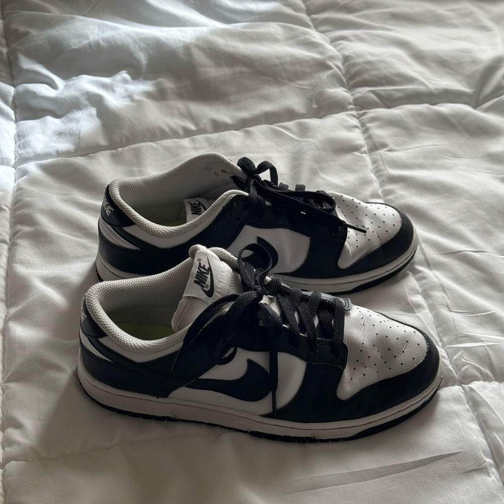 Nike Black and White Panda Dunks Sneakers